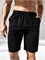 Шорты мужские трикотажные  черные TSHRT 10055